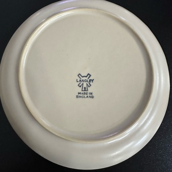 Vintage set of 2 Langley Denby “Sherwood” bread plates 6.5” England - Picture 6 of 6